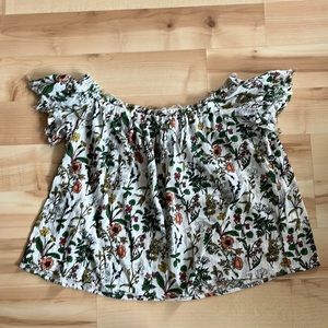 Floral print blouse
